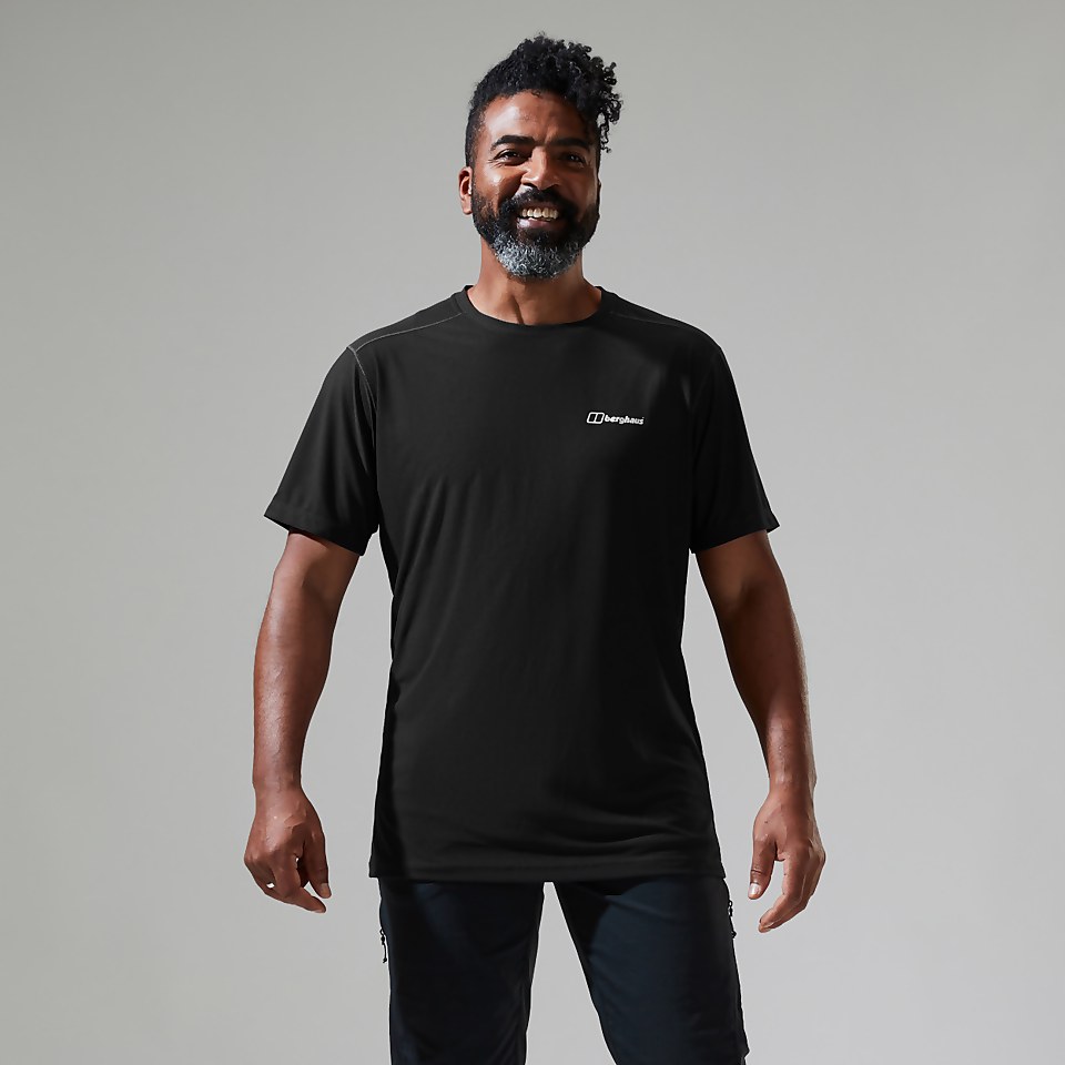 Men's 24/7 Tech Tee Super Stretch Crew - Black