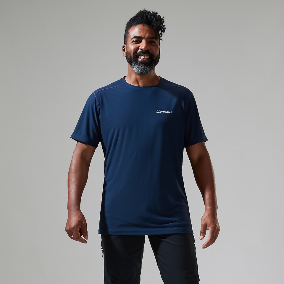 Men's 24/7 Tech Tee Super Stretch Crew - Dark Blue