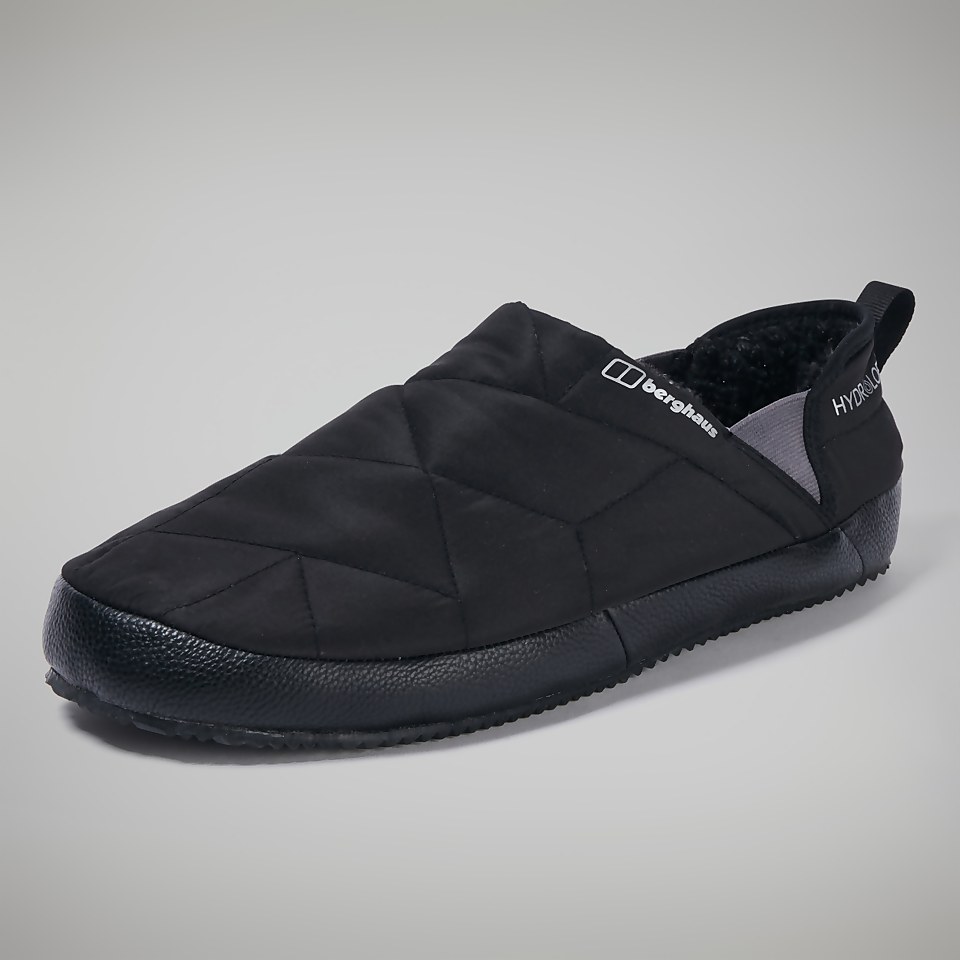 Unisex Bothy Slipper - Black/Grey