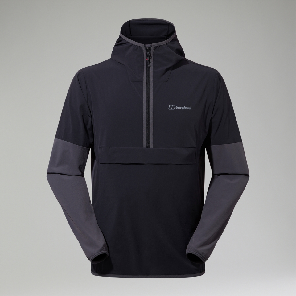 Men's Wandermoor Wind Smock Black/Grey