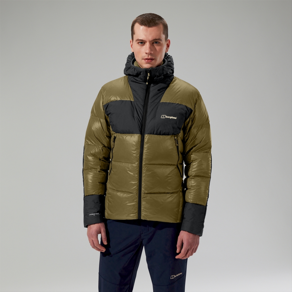 Men's URB Arkos Reflect Down Insulated Jacket - Green/Black