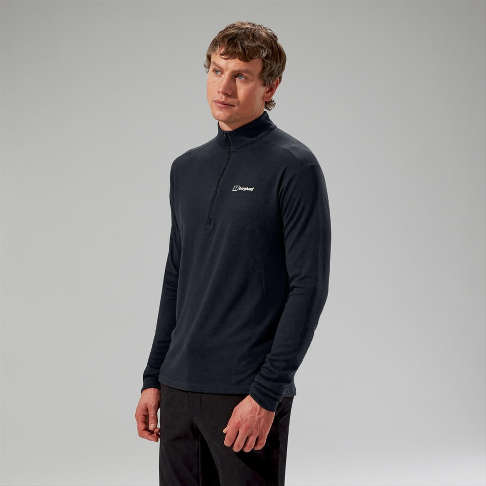 Men's Ivyhill Half Zip Top - Black