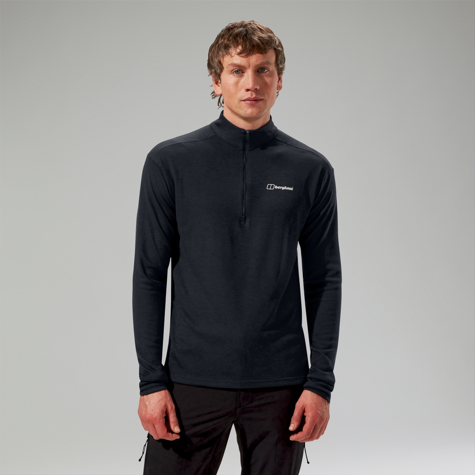 Men's Ivyhill Half Zip Top - Black