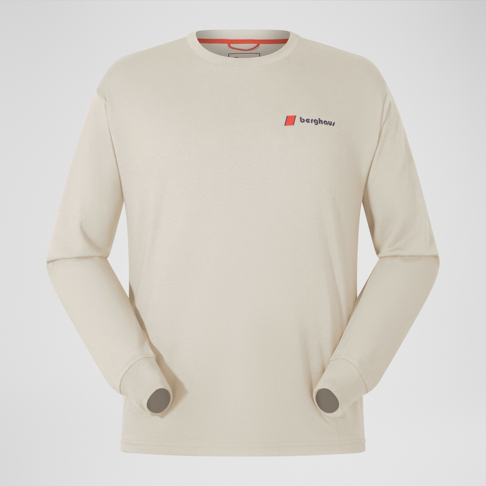 Unisex Mera Peak Long Sleeve T-Shirt - Grey