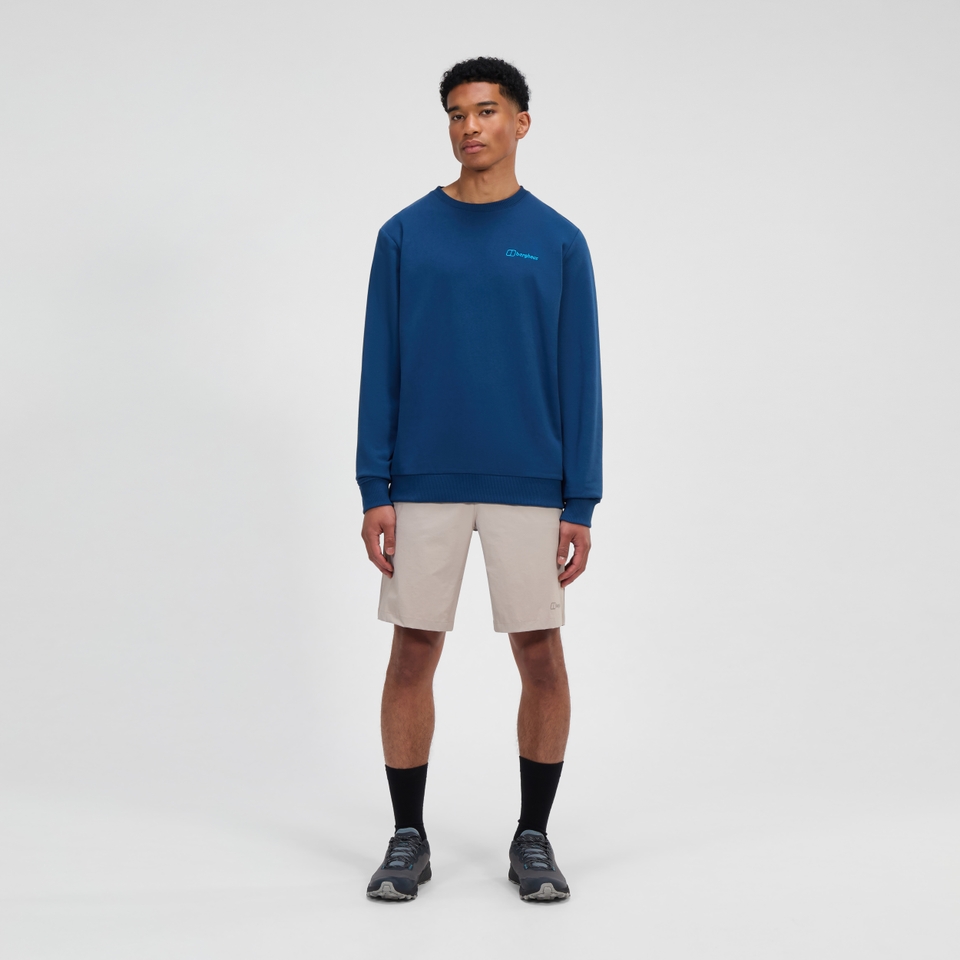 Men's Logo Crew Light - Blue