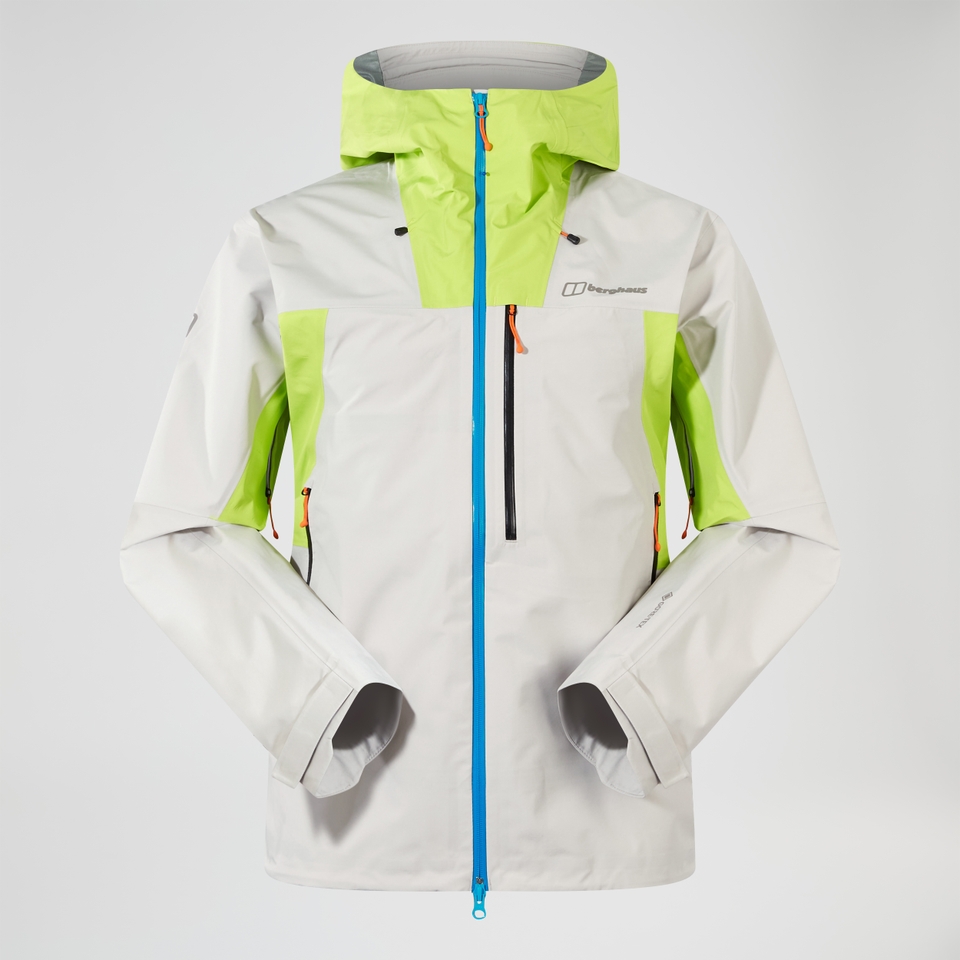 Men's Ridge-Seeker Gore-Tex Waterproof Jacket - Grey/Yellow