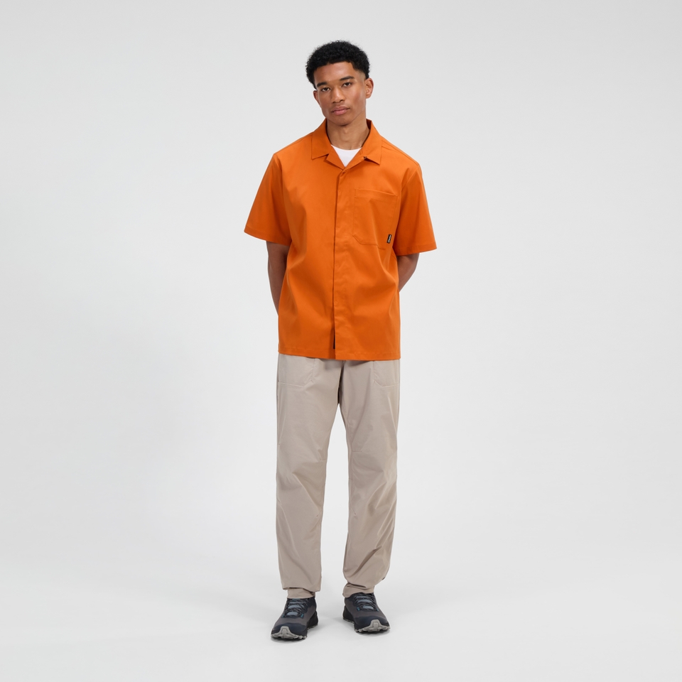 Men's Explorer Short Sleeve Overshirt - Orange