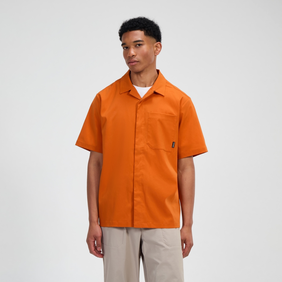 Men's Explorer Short Sleeve Overshirt - Orange