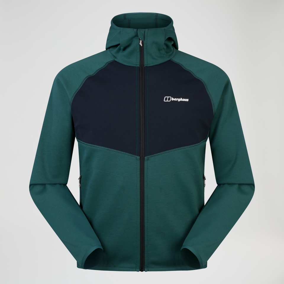 Men's Trawden Hybrid Jacket - Green/Black