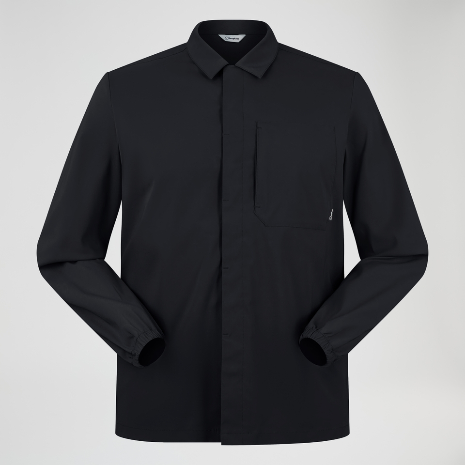 Men's Explorer Long Sleeve Overshirt - Black