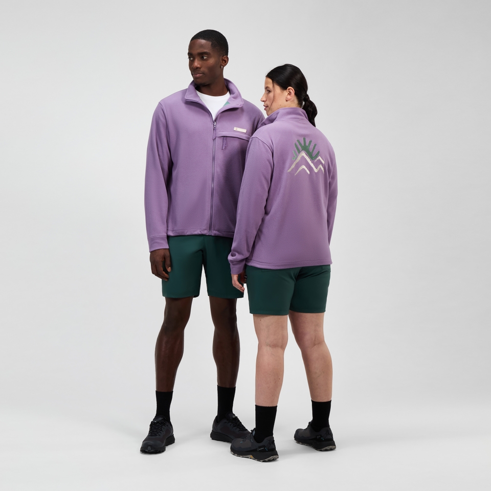 Unisex Sunned Peak Interactive Fleece - Purple