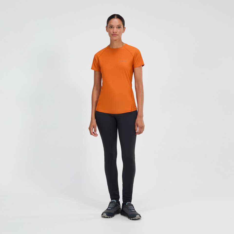Women's 24/7 Crew Short Sleeve Tech Tee - Orange