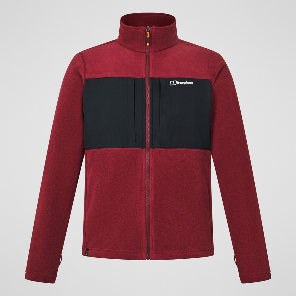Men's Prism Guide InterActive Polartec Fleece Jacket - Red/Black