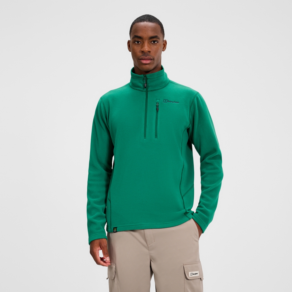 Men's Prism Micro Half Zip Polartec Fleece  - Green