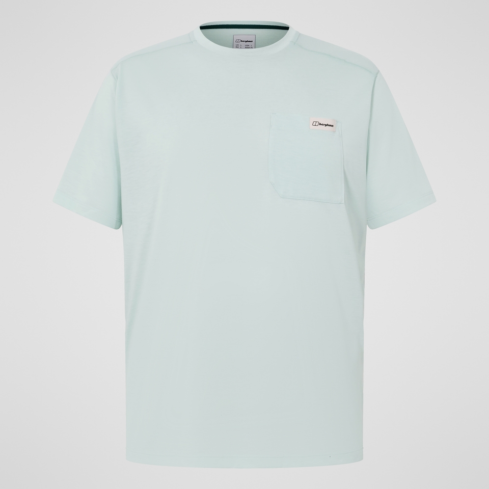 Men's Relaxed Short Sleeves Tech Tee - Green