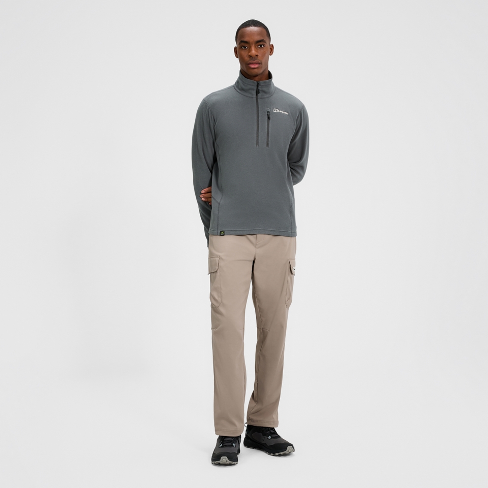 Men's Prism Micro Half Zip Polartec Fleece - Grey