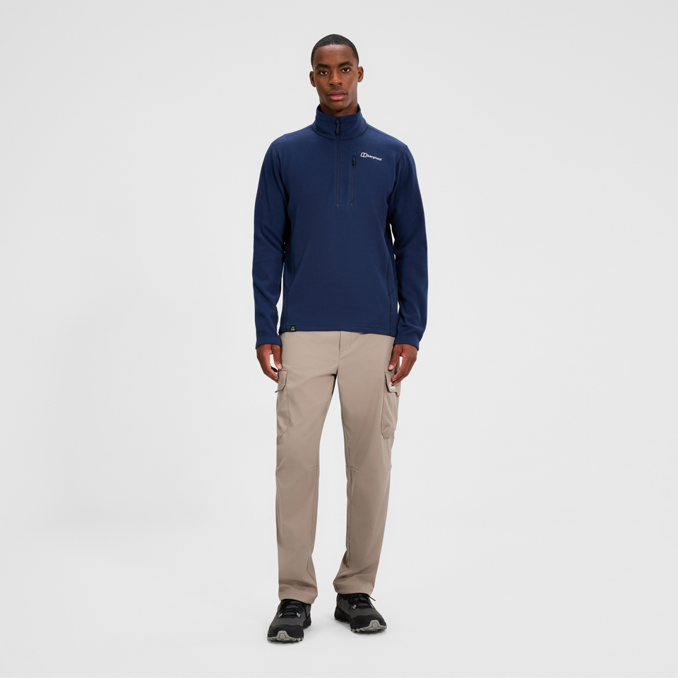 Men's Prism Micro Half Zip Polartec Fleece - Blue