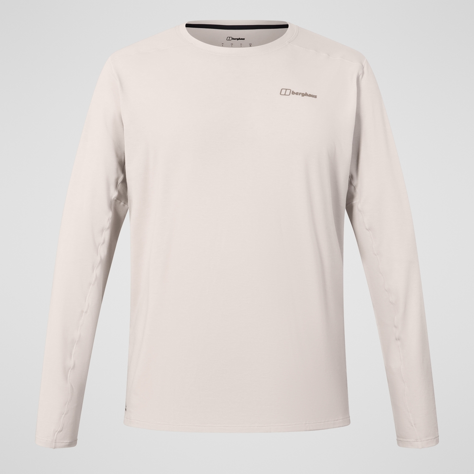 Men's Delta Long Sleeve Tech Tee - Grey