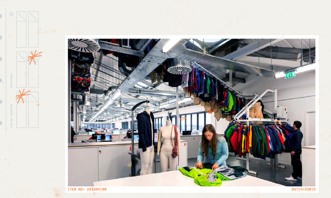 Woman looking at repair